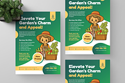 Illustration Gardening Service Flyer, a Flyer Template by Annora Studio (Thumbnail 5 of 5)