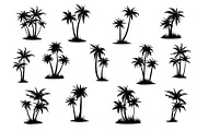 Large set of palm trees. 52 designs., a Decorative Illustration by VetaDesign (Thumbnail 3 of 4)