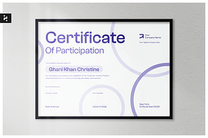 Training Program Certificate, a Stationery Template by Neermana