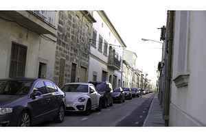 View Of Narrow Streets Of European