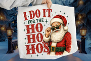 I Do It for the Ho Ho Hos Christmas, a Seasonal Illustration by Canvas Craft (Thumbnail 1 of 6)