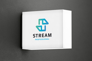 Stream Letter S Logo