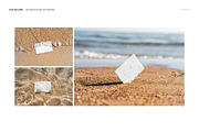 Business Card on the Beach Mockup, an Advertising Mockup by creatsy5 (Thumbnail 2 of 6)