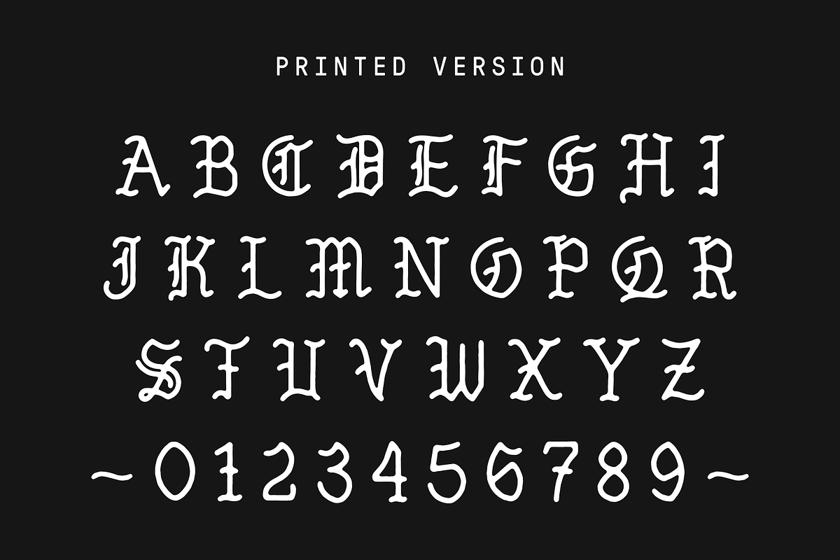 Venice Gothic - A Monoline Typeface preview 4