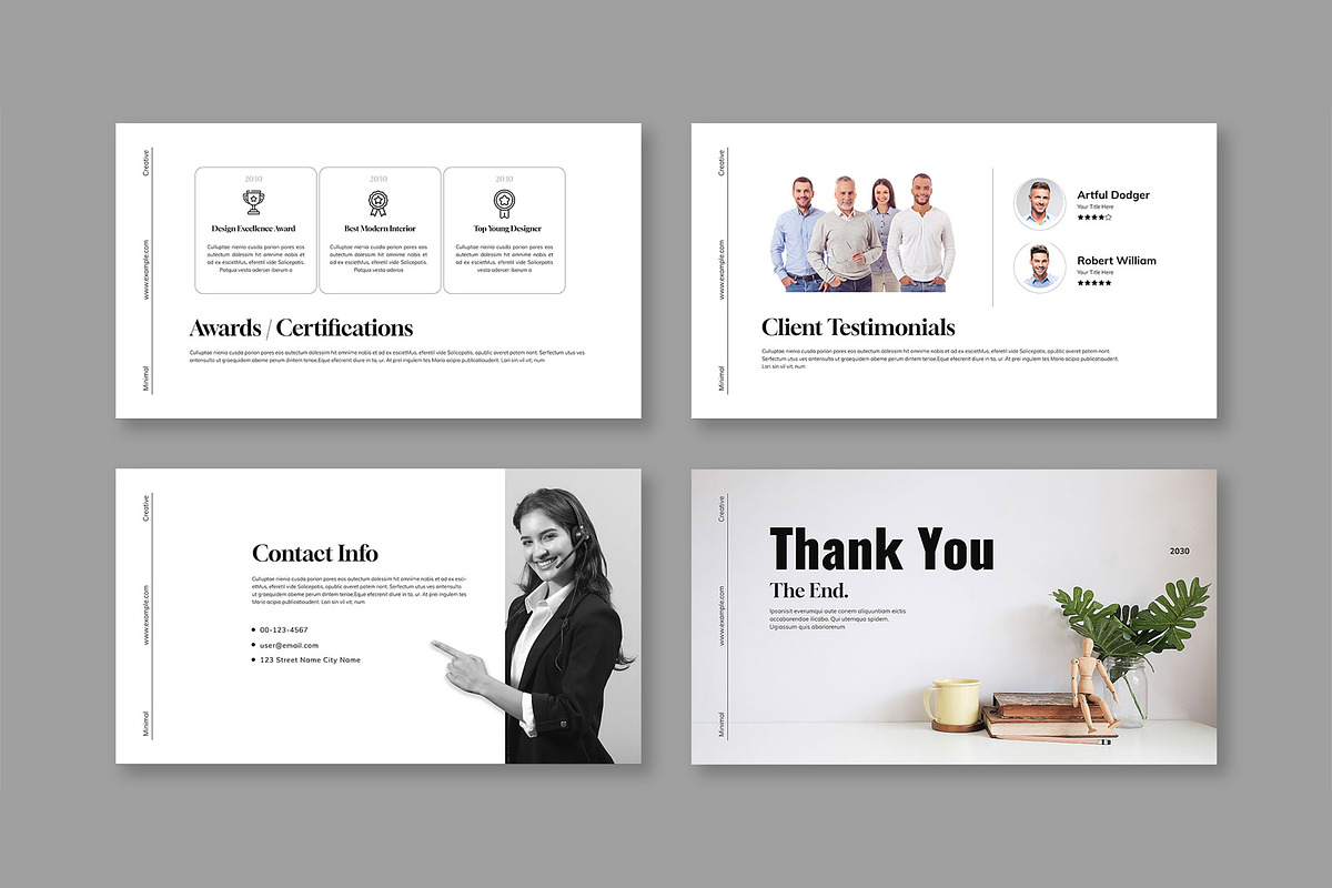 Portfolio Presentation Template, a Presentation Template by Mighty-Slide (Photo 5 of 5)
