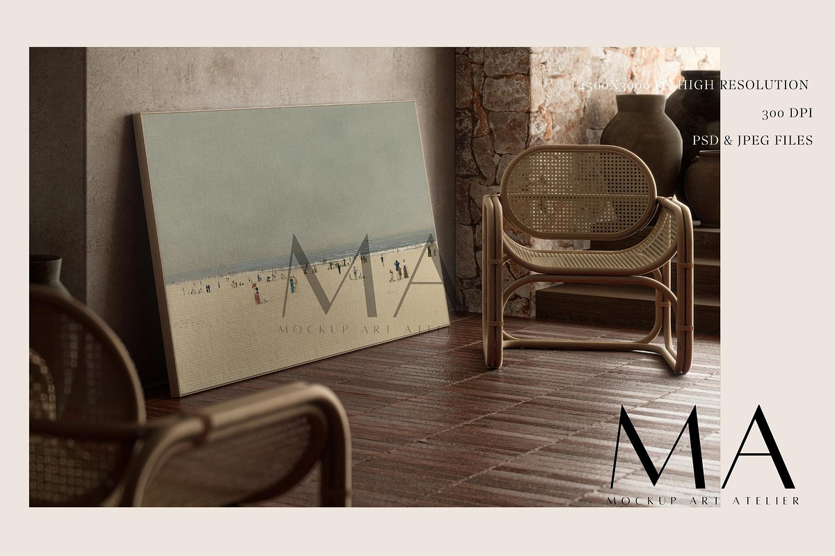 Japandi Frame Mockup Bundle, a Household Mockup by Mockup Art Atelier (Photo 2 of 21)