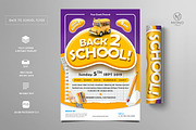 Back To School Flyer, a Flyer Template by monogrph (Thumbnail 1 of 4)