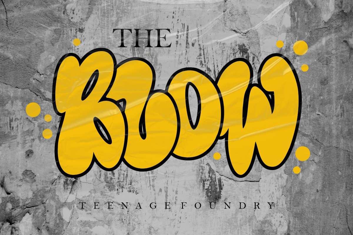 Teenage Decay, a Sans Serif Font by TeenageFoundry (Photo 8 of 8)
