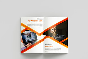 Modern Annual Report Template Design