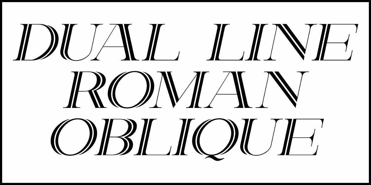 Dual Line Roman JNL, a Serif Font by Jeff Levine Fonts (Photo 4 of 5)