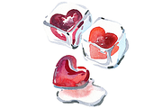 Valentines day watercolor clipart, an Illustration by masha gross (Thumbnail 2 of 5)