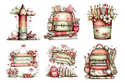 Back to School Clipart Bundle, a Seasonal Illustration by DreamArtGraphic (Thumbnail 4 of 4)
