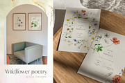 Wildflower poetry watercolor floral, a Decorative Illustration by Yuliya Derbisheva (Thumbnail 2 of 13)