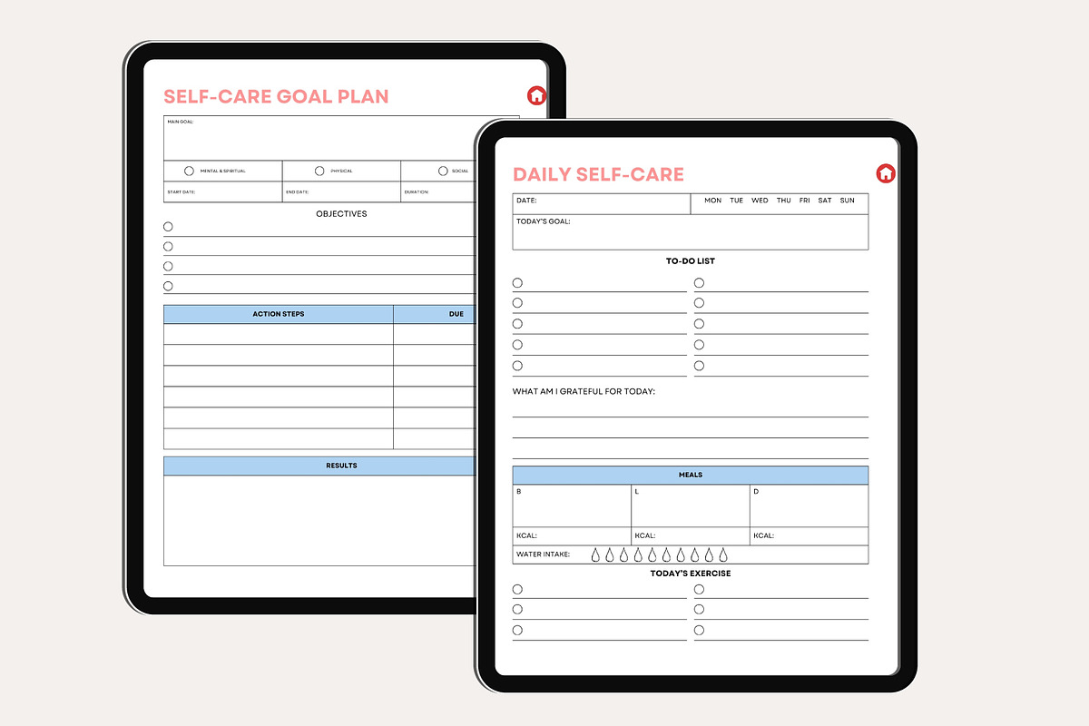 Digital ADHD Planner Adult Canva
