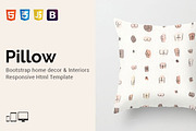 Pillow - Home Decor Html Template, a Bootstrap Template by ThemeTidy Shopify Agency (Thumbnail 1 of 2)
