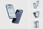 52 iphone 17 Pro, Pro Max Mockup Set, an iPhone Mockup by Custom.scene (Thumbnail 12 of 17)