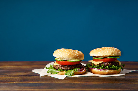 Classical burger featuring hamburger, meal, and grilled, a Food & Drink Photo by Asya Nurullina