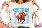 Gotta Go Buffalo Funny PNG, an Illustration by Daily.Designs (Thumbnail 2 of 5)