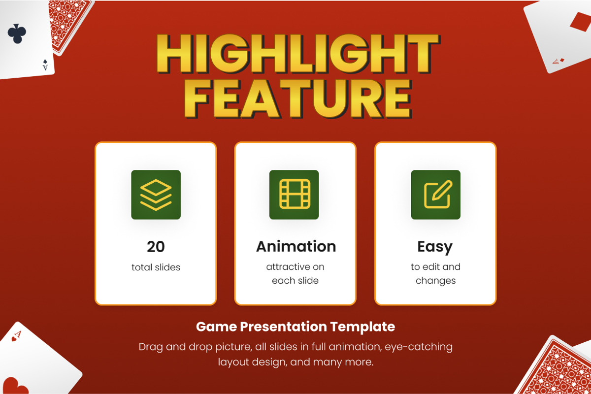 Playing Card Game PowerPoint preview 2