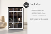 Instagram Pinned Post Carousels DARK, a Social Media Template by Tabitha Emma (Thumbnail 7 of 9)