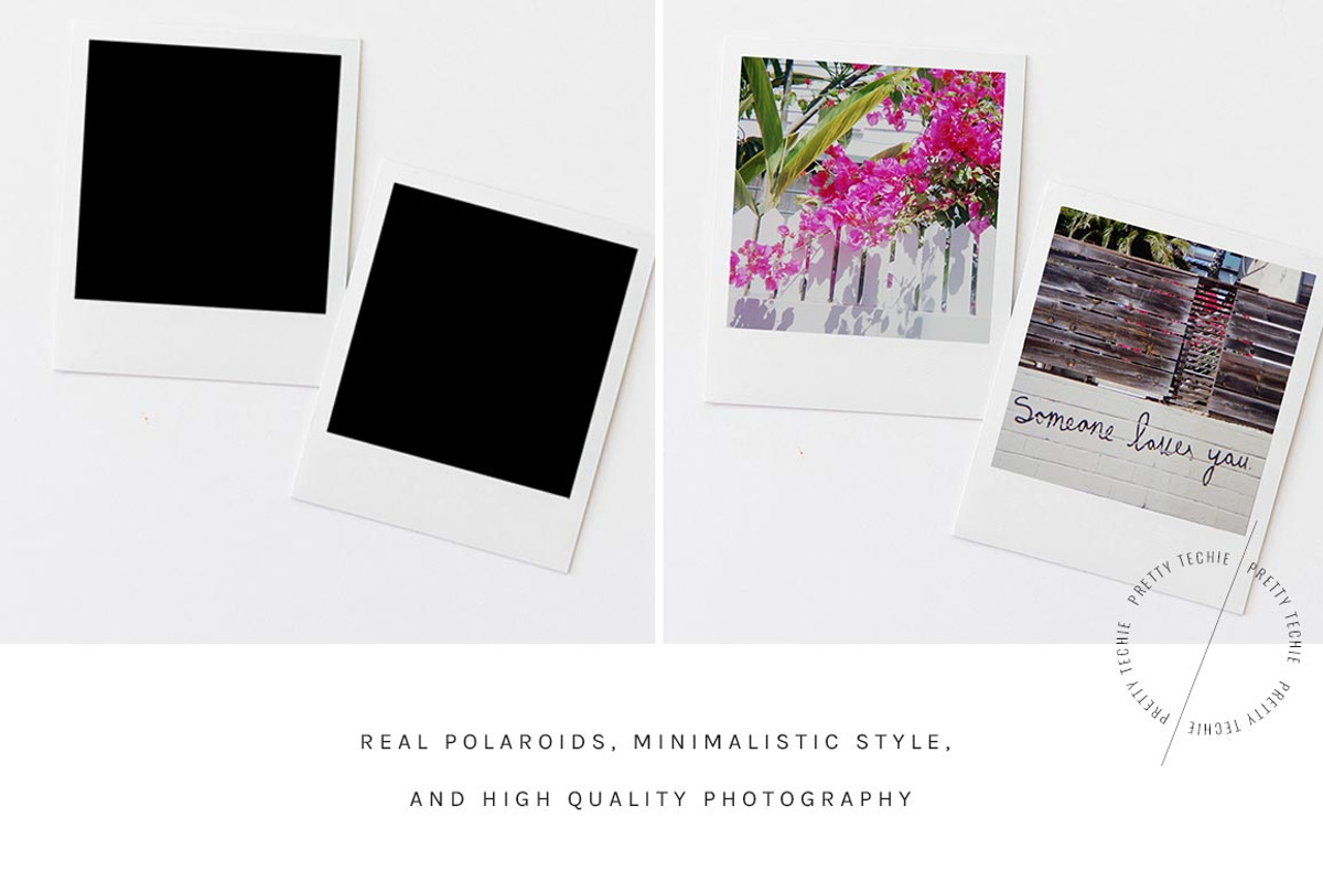 Square Film Photo Mockup psd png, a Product Mockup by Pretty Techie (Photo 2 of 5)