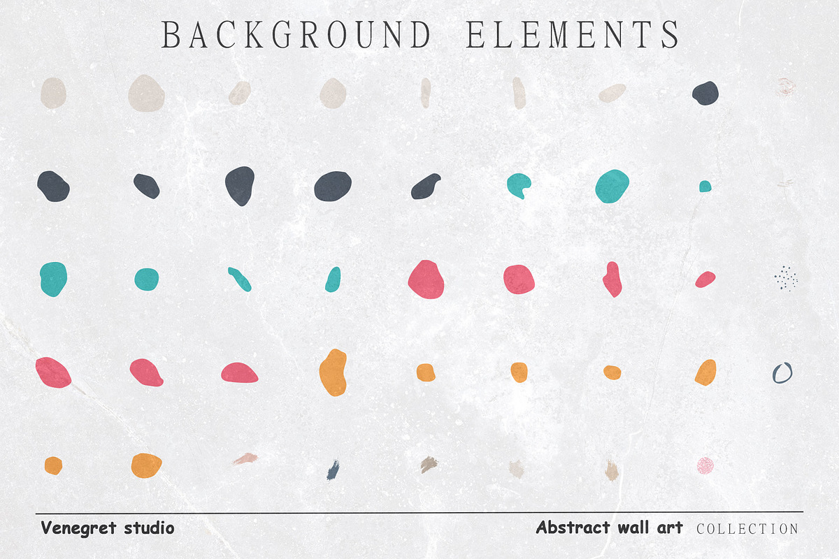 Abstract wall art collection, an Illustration by Vinegret -Shop (Photo 15 of 15)