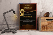Appreciation Certificate Templates, a Stationery Template by inshader (Thumbnail 6 of 18)