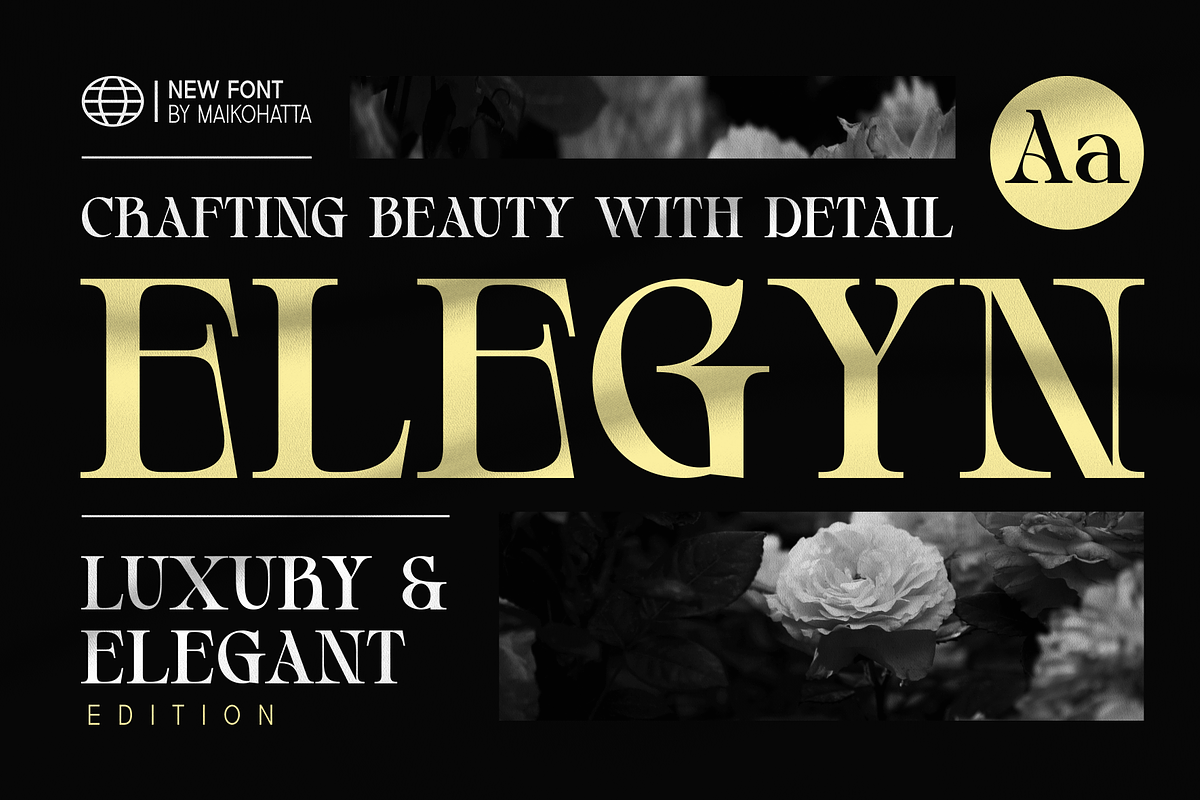 Moncca - Modern Serif Display, a Serif Font by MaikoHatta (Photo 3 of 7)