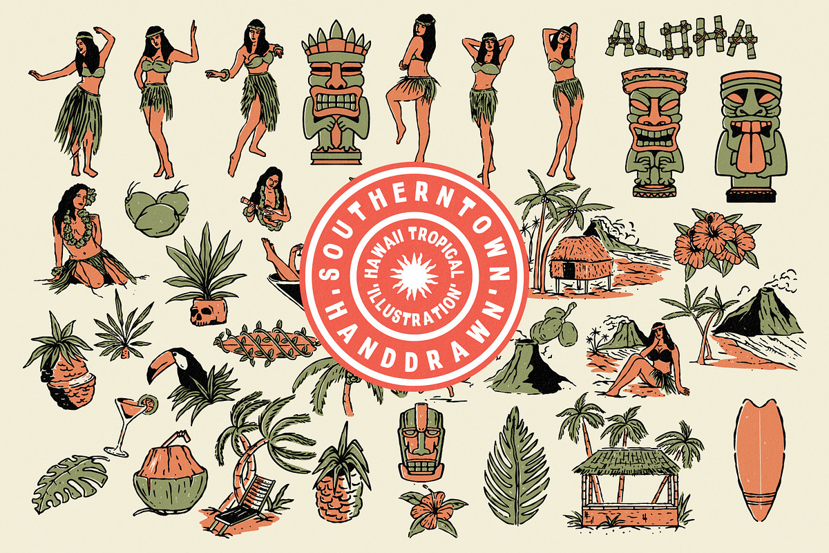 150 Vintage Illustrations (35% OFF!), an Illustration by Southerntown (Photo 5 of 8)