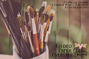 Folded Paper Overlays & PS Brushes