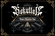 DB Bokutton Blackletter Typeface, a Blackletter Font by Sitintahitam (Thumbnail 1 of 8)
