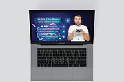 Laptop Business Card - Gamers, a Business Card Template by TheFeture (Thumbnail 4 of 5)