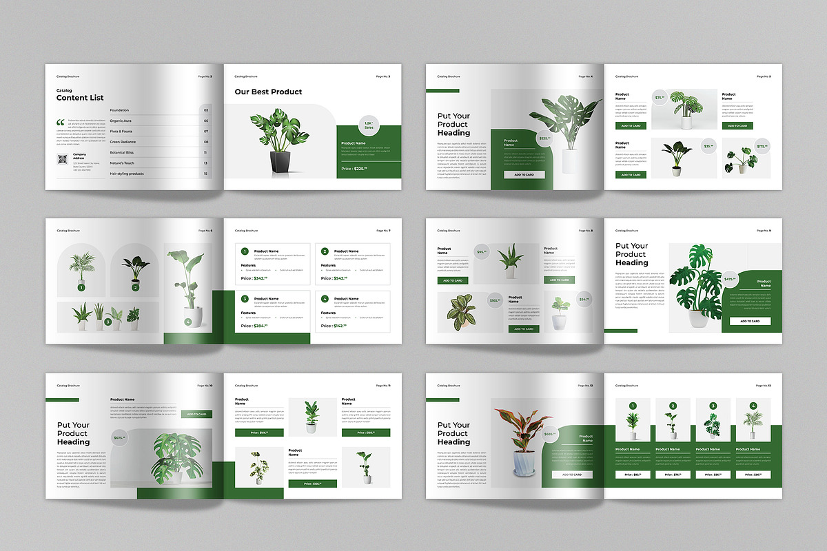 Catalog Brochure Template Landscape, a Brochure Template by Spark_Creative (Photo 10 of 11)