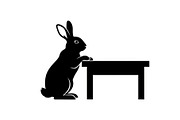 Garden Bunny Silhouette Bundle, an Illustration by jahid234 (Thumbnail 12 of 48)