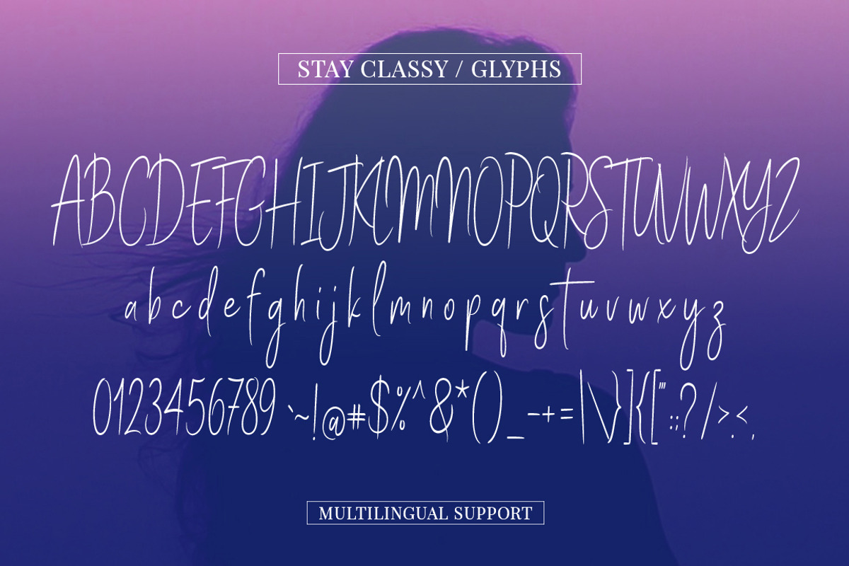 Stay Classy - Font Family preview 7