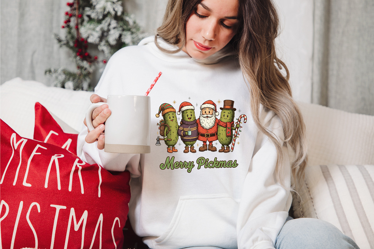 Funny Pickle Christmas PNG, an Illustration by designcity5 (Photo 6 of 8)