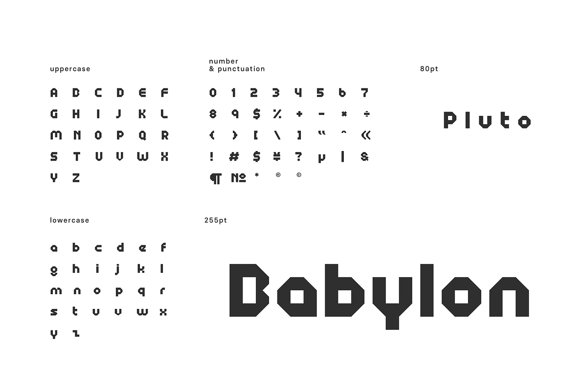 Apollo Futuristic Tech Font, a Font by baqoos (Photo 8 of 11)