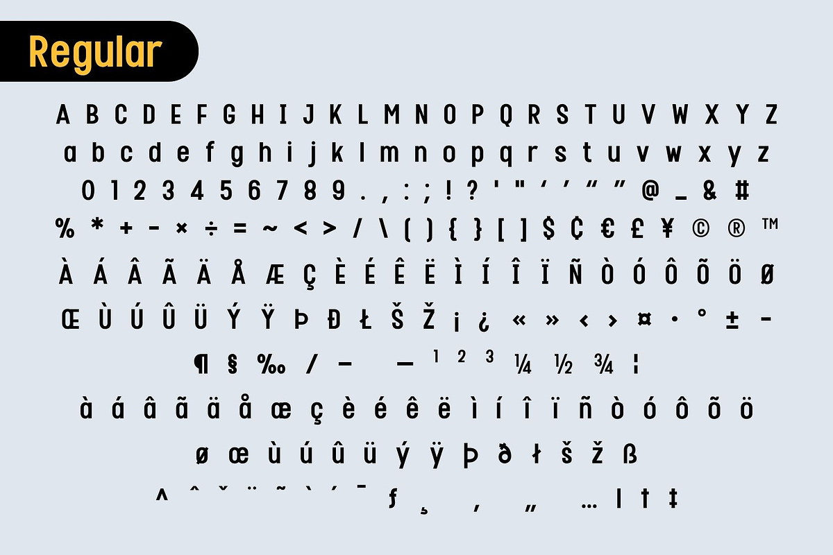 Fox Rivea: 3 Font Styles, a Sans Serif Font by Fox7 By Rattana (Photo 10 of 13)