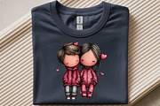 Valentines Couple Clipart, an Illustration by SinaCreation (Thumbnail 6 of 11)