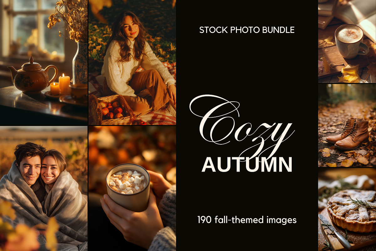 Cozy Autumn Stock Photo Bundle, a Person Photo by Serenefeeling (Photo 1 of 26)