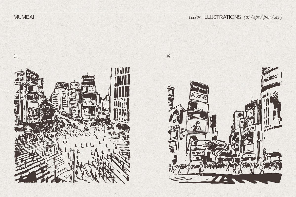 Tokyo Streets Crossing Sketches, a Work Illustration by TheMountBirdStudio (Photo 3 of 7)