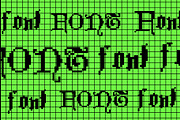 Ghotic Letter Pixel, a Blackletter Font by cromatixclassroom (Thumbnail 3 of 5)