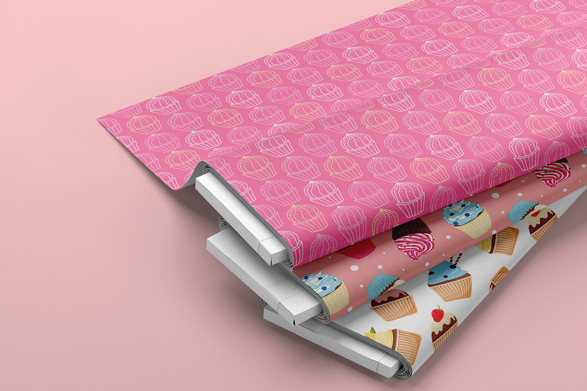 Cupcake Seamless Pattern, a Pattern Graphic by Digital Studio (Photo 5 of 5)