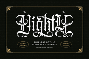 Vighty - Blackletter Font