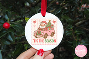 Preppy Merry Christmas Coquette Png, an Illustration by CreationArt (Thumbnail 1 of 4)