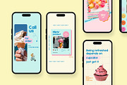 Ice Cream & Sweet Instagram Template, a Social Media Template by Wolf Theory Studio (Thumbnail 9 of 10)