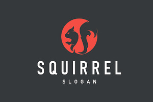 animal squirrel logo minimalist, a Branding & Logo Template by Maylianaw28