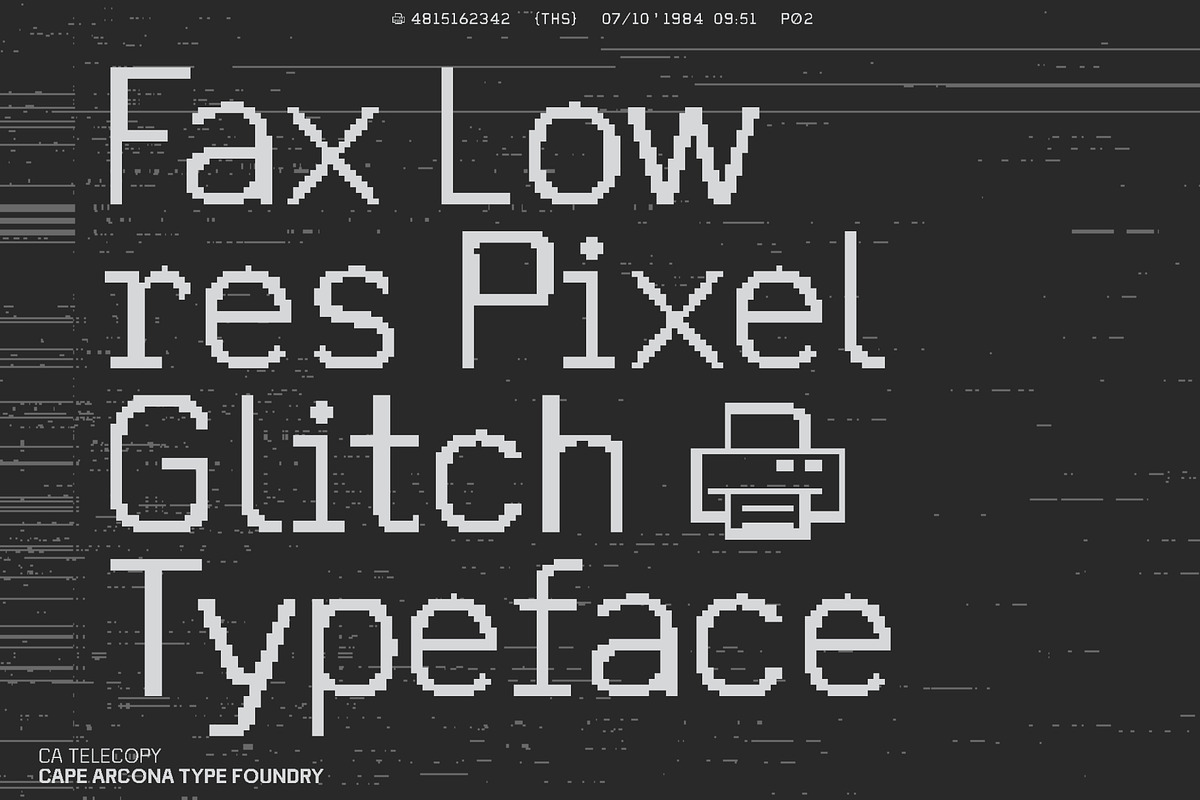 CA Telecopy B, a Sans Serif Font by Cape Arcona Type Foundry (Photo 2 of 15)