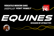 Equines Display Bold Family Complete