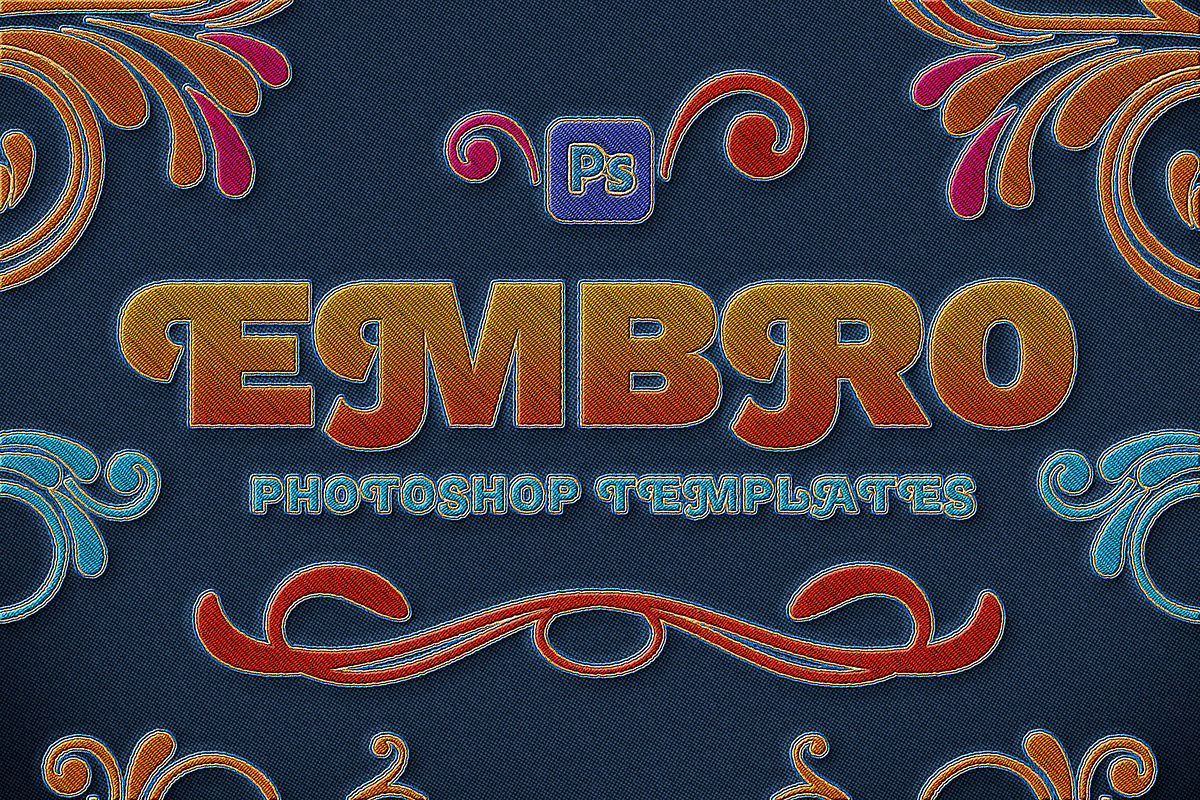 Embroidery Photoshop Mockups, a Product Mockup by Andrew Skoch Design (Photo 1 of 6)